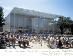 Norman Foster, Centre Pompidou, Carré d'Art, Nimes, France